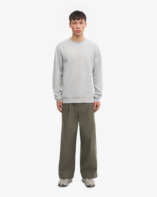 Colorful Standard Classic Organic Crew Sweatshirt Faded Grey Herren grau